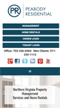 Mobile Screenshot of peabodyresidential.com
